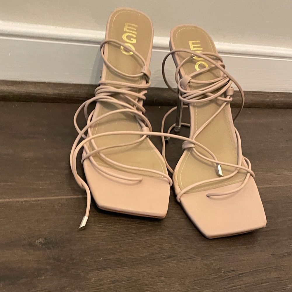EGO OFFICIAL- nude tie up leg heels